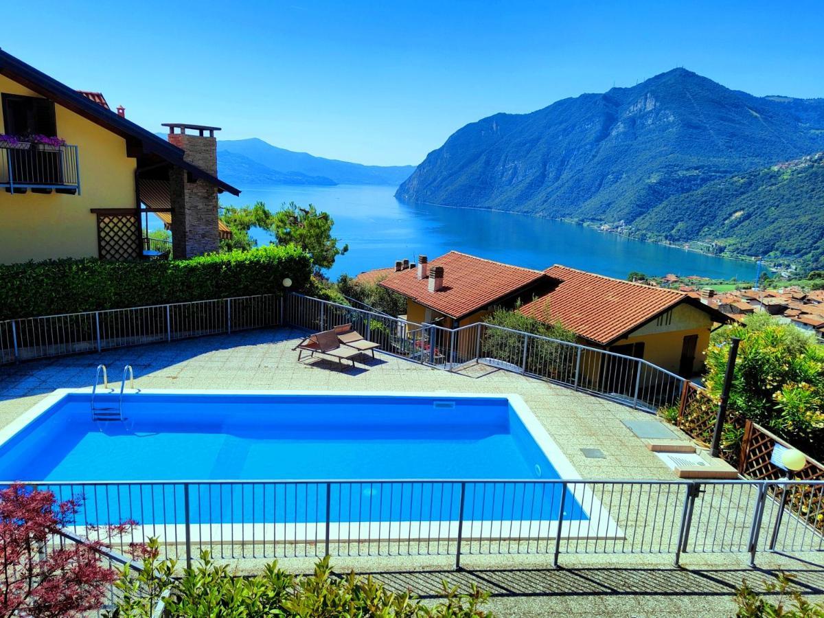 Happy Guest Apartments - Lake Panorama & Pool Riva di Solto Exteriér fotografie